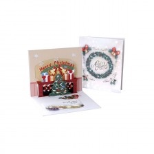 Wholesale 3D Merry Christmas Greeting Card